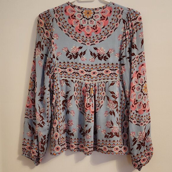 Spell Pandora Aquamarine Blouse XS b71 - Picture 4 of 10